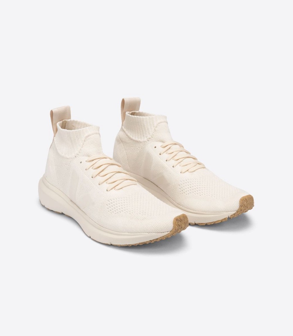 Veja Sneakers Barbati - V-Knit X Rick Owens Mid - Albi - 6123407-FJ